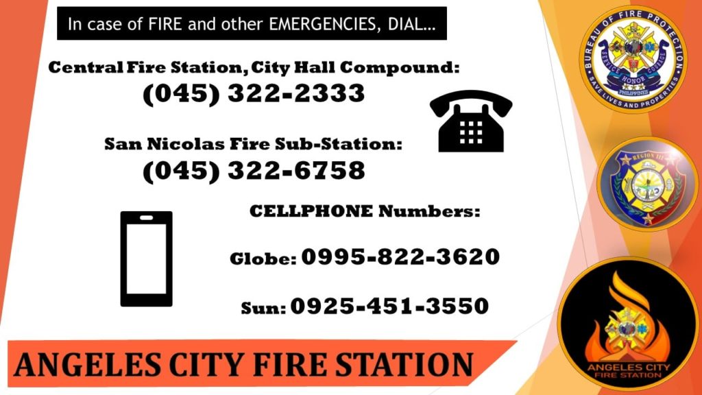 Angeles fire Station Contact Info