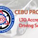 CEBU LTO accredited driving school