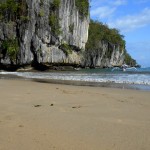 palawan underground river shore