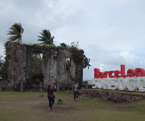 Historic coastal ruins in Barcelona, Sorsogon